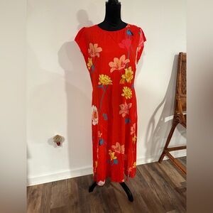 LOFT Vibrant Floral Dress size 12
